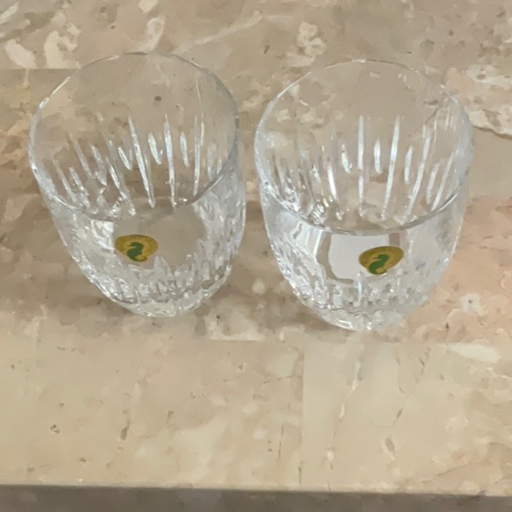 Waterford MARA Crystal Set of Two Tumblers - Picture 4 of 5
